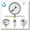 High quality 6 inch stainless steel brass internal master gauge for testing pressure