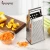 Import High quality 9 Inch 4 Side Multi-function Kitchen Stainless Steel Vegetable Cheese Box Grater from China