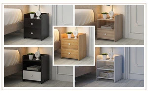 High quality bedside table modern solid wood nightstand in bedroom side table