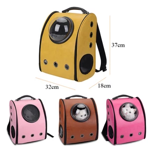 High Quality Breathable Fashion Travel Bag Air Conditioned Space Capsule Airline Approved Backpack Pet Carrier for Dog Cats