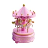 High quality childrens toy carousel music box carousel music box Wooden carousel music box valentine