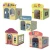 Import High quality eco-friendly indoor playhouse wooden child play house post office/cheap kids playhouses from China