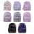 Import High quality fashion reflective material waterproof girls kids backpacks from China