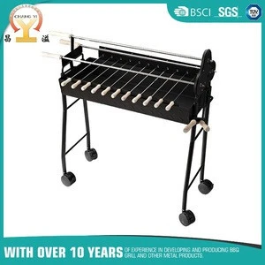 high quality heavy duty adjustable grill rotisserie cover steel tube bbq grill