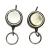 Import High Quality Heavy Duty Metal Retractable Badge Rreel Metal Retractable Reel Badge Holder from China