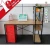 Import High Quality Home Used Simple Office Desk With Bookshelf from China