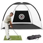 High Quality Indoor PGM Accessories Golf Training Aids Sports 3m Golf Hitting Practice Net(Green)black