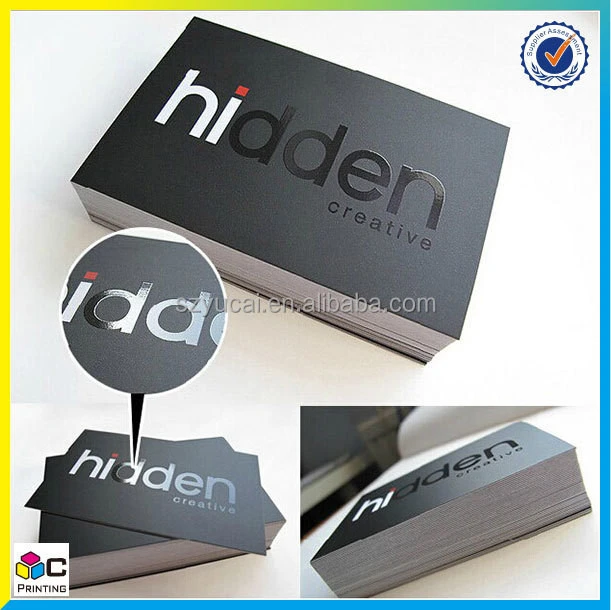 High quality Inexpensive custom black business card printing