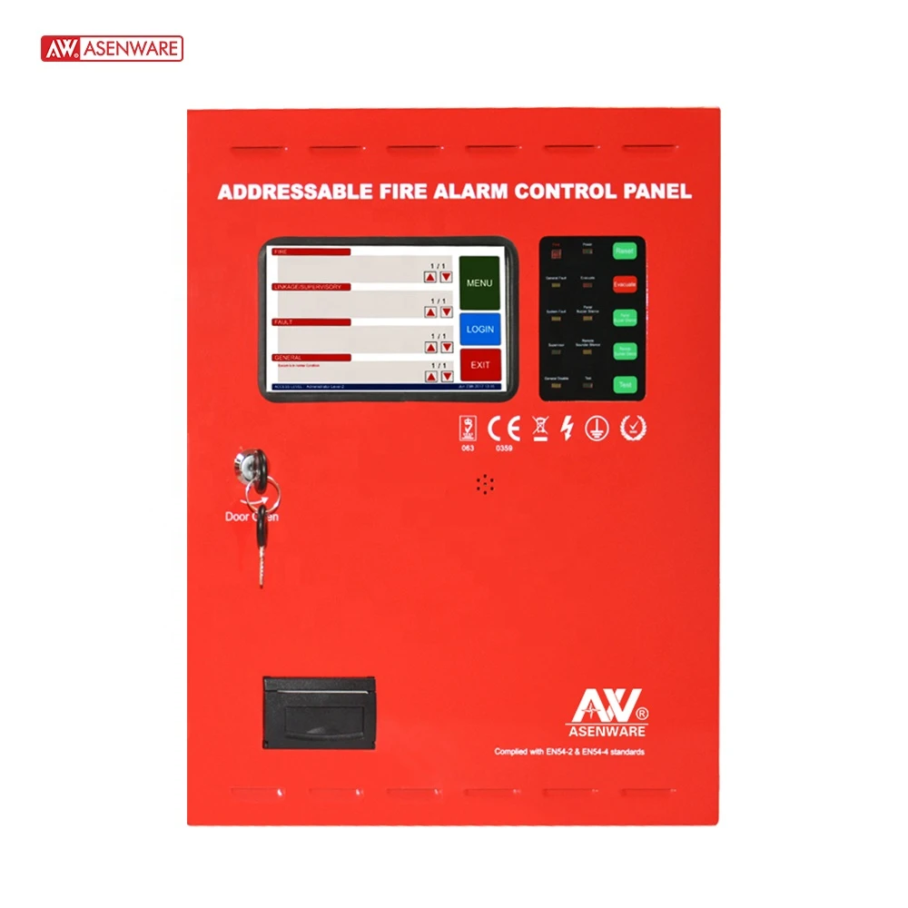 High quality Intelligent addressable fire alarm loop panel for building project