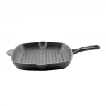 High Quality Pre-seasoned die cast iron skillet & fry pan bbq Grill Pan
