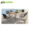 High Quality Rattan Outdoor Furniture Table (EMT-2027C&712878DT)