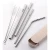 Import High quality reusable bubble tea stainless steel straws with customized logo from China
