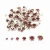 Import High Quality Silver Base Mixed Size Round Shape Sew on Rhinestones with Regular 4 Claw from China