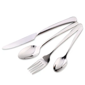 High quality stainless steel cutlery dinner spoon dinndr fork dinner knife tea spoon