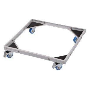 High quality steel adjustable refrigerator stand washing machine base with wheels