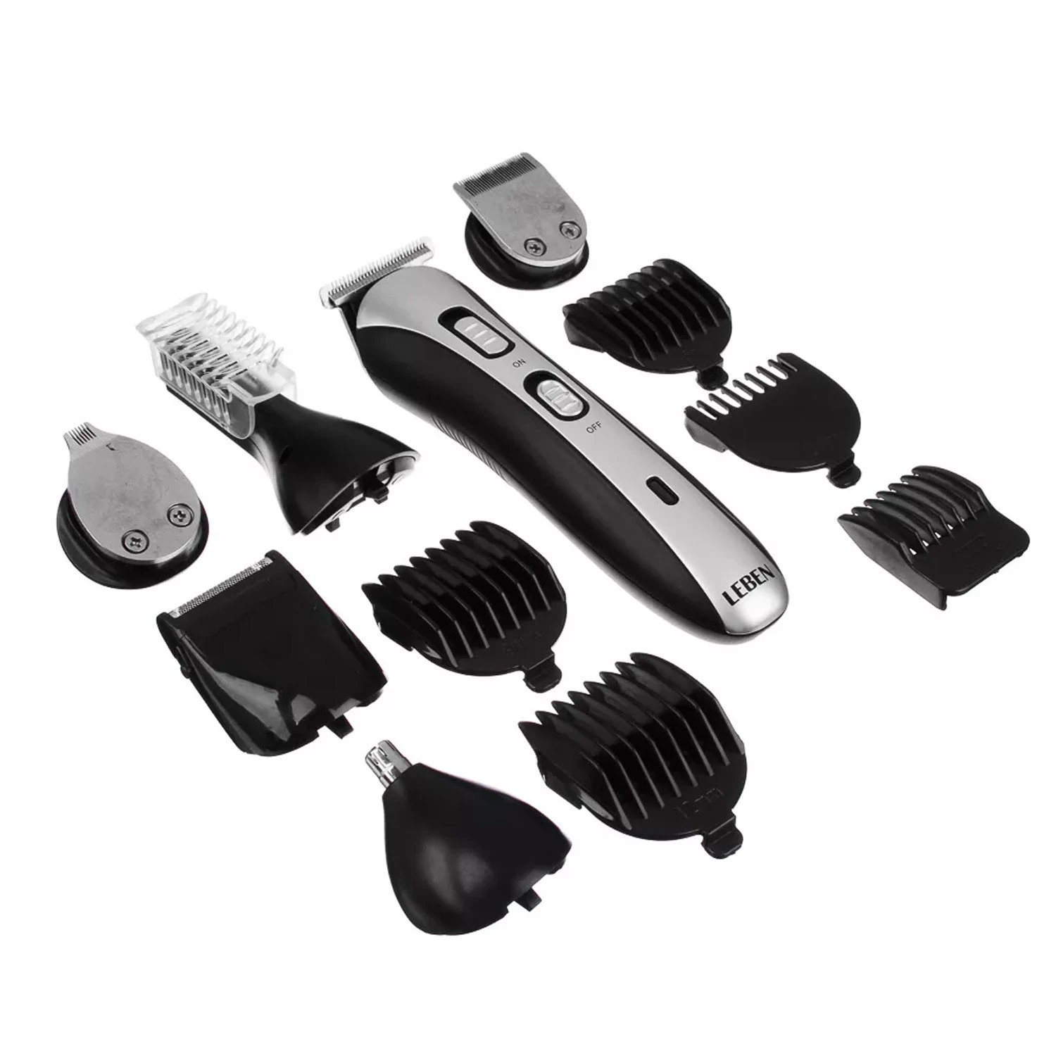 High Quality Trimming Set 6 in1 Multi Functional Washable Hair Trimmer with Replaceable Clipper Head