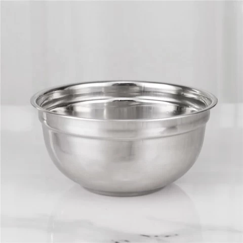 High quality wholesale stainless steel 201 salad bowl mixing round bowl