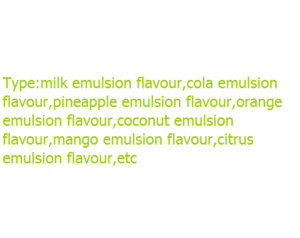 high quality with competitive price:emulsion flavours/essences for fruits juice,dairy products,confectionary