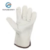 High quality XXL cow leather driving mechanic work hand mittens glove for safety