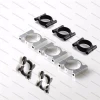 High strength 12mm 15mm 20mm adjustable CNC multi-copter aluminum clamps mount quick for rc part fpv helicopter tube pipe clamp