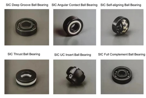 high temperature resistant 6900 6901 6902 6903 6904 6905 sic silicon carbide full ceramic ball bearing