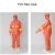 Import High Visibility Safety orange rain gear wear rain suit polyester /pvc nylon/Rubber rain coat waterproof from China