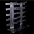 Import HJ 1 PC 29x32cm Transparent Two Row Sunglasses Rack 10 Pairs Glasses Plastic Frame Holder Display Stand from China