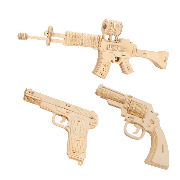 Buy Hobbies Toy Guns Mini Action Military Toys War Weapon Gun Model 3d ...