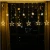 Import Holiday Lighting 138 LED Fairy Star Curtain String  Garland Decoration Christmas Wedding Light from China