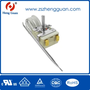 Home appliance parts adjustable capillary thermostat