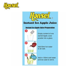 Honsei Instant Healthy Apple Instant Ice Fruit Drink