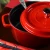 Import hot sale 22cm 24cm 26cm 28cm 4 colors  Uncoated  Enamel Cast Iron Casserole with Lid from China