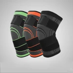 Hot Sale Adjustable Breathable Knee Support Brace Strap Compression Sleeve On Amazon