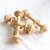 Import Hot sale beech wood elliptical molar teether toys baby wooden rattle teether toys from China