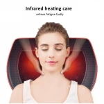 Hot Sale Car Home Heating Neck Shiatsu Massage Pillow