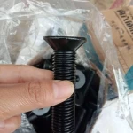 hot sale carbon steel stainless steel Hex socket countersunk head cap bolt DIN 7991