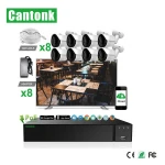 HOT SALE CCTV PRODUCT!! 5MP home 8ch poe nvr security CCTV system kit with 8pcs h.265 ip66 waterproof cameras kit