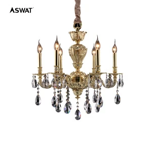 hot sale crystal European chandeliers top quality  with top crystal for hotel