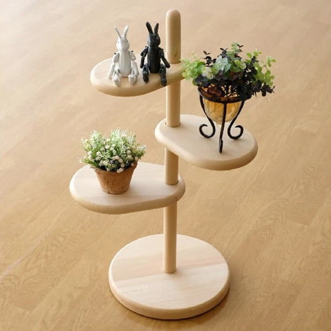 Hot sale indoor plant stand wooden plant pot stand planter stand