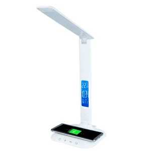 Hot Sale Led Foldable Table Lamp With Wireless Charger  Mobile Phone Usb Ports Desk Lamp