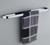 Hot sale Novel Design Brass chrome Wall Mounted Bathroom Accessories modern simple Towel Bar 80011
