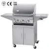 Hot sale outdoor thai yakiniku large free standing propane 3 burners stainless steel barbecue tool bbq grill