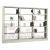 Import Hot Sale School Furniture Double Side Bookshelf for Library Office Bookshelf from China