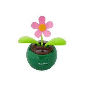 Hot Sale Shaking and Swinging Flip Flap Solar Flower for Decoration