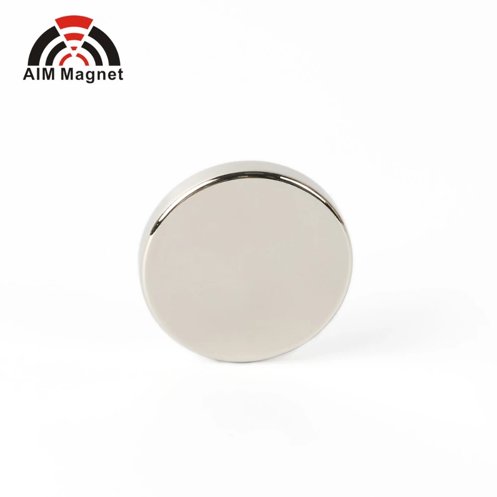 Hot Sale Strong Permanent Neodymium Rare Earth NdFeB Magnet Round in Stock
