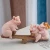 Import Hot Sale Wooden Tank Pig Resin Crafts Storage Box Pig Flowerpot Statue Home Decoration from China