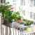 Import Hot Sales Garden Pots Balcony Planters Metal Flower Holders Hanging Flower Pots from China