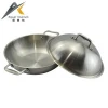 hot sell capsulated bottom cast steel handle and knob Korean big wok
