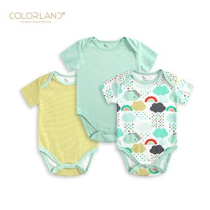 Hot sell organic cotton soft baby  clothes newborn baby clothing