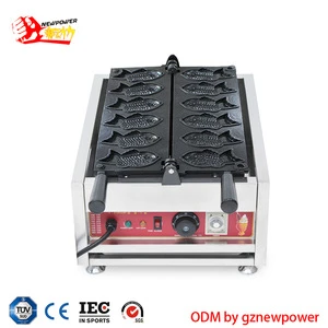 hot selling commercial electric high quality digital ice cream taiyaki making machine fish waffle maker with CE